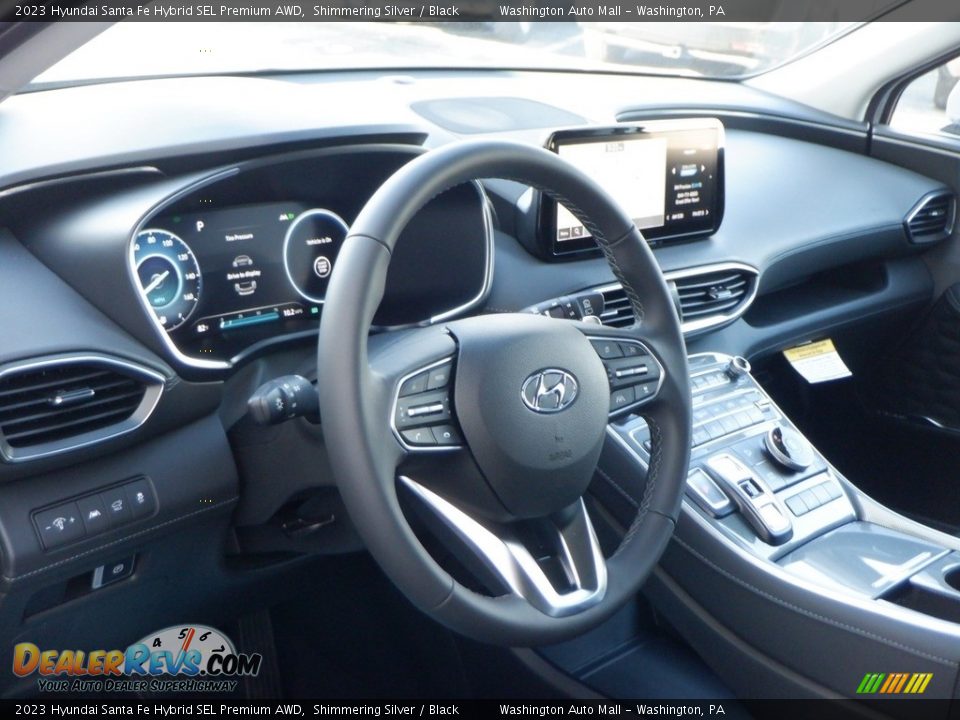 Dashboard of 2023 Hyundai Santa Fe Hybrid SEL Premium AWD Photo #8