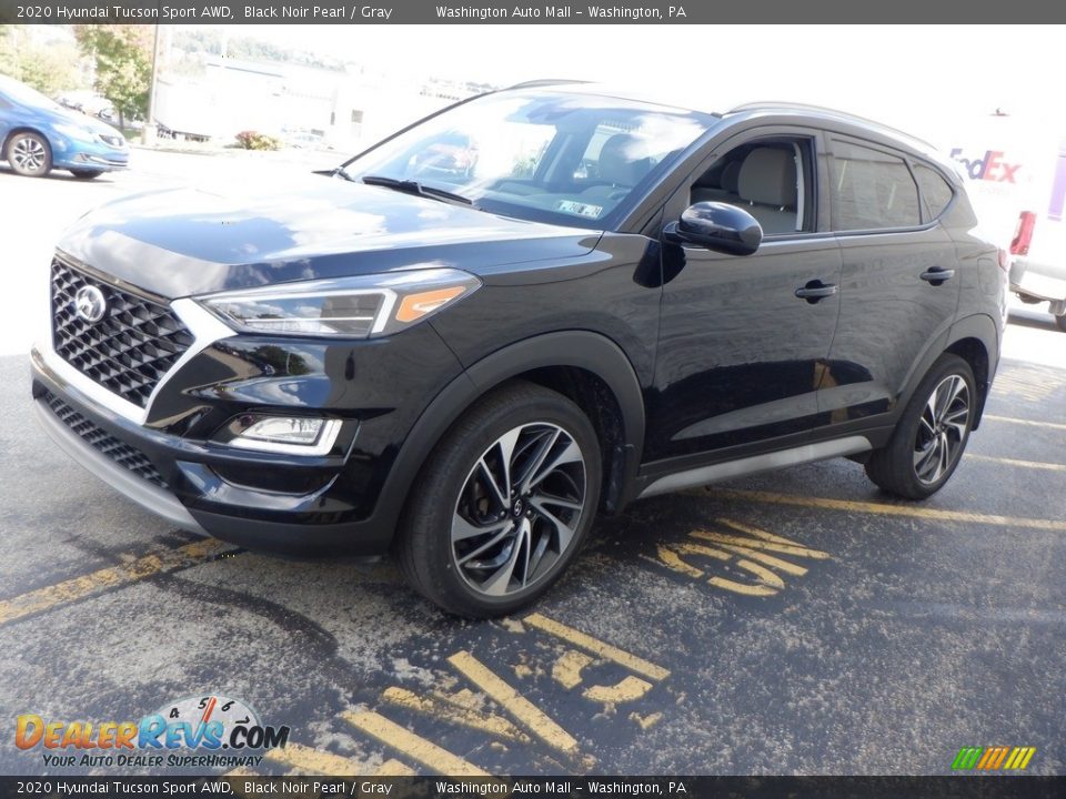 2020 Hyundai Tucson Sport AWD Black Noir Pearl / Gray Photo #3