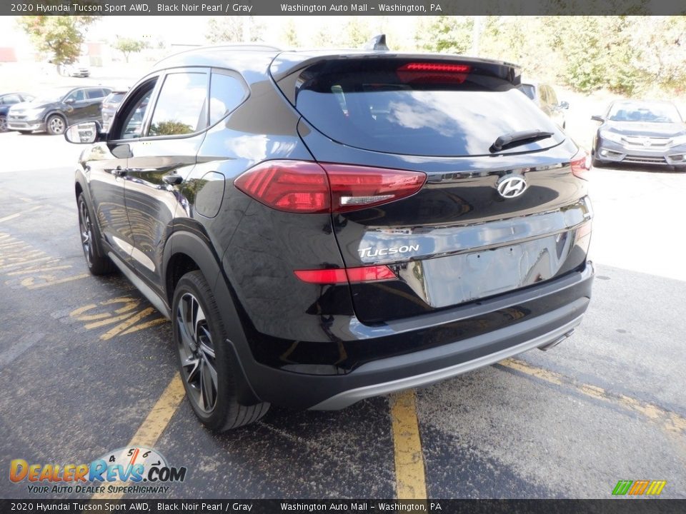 2020 Hyundai Tucson Sport AWD Black Noir Pearl / Gray Photo #4