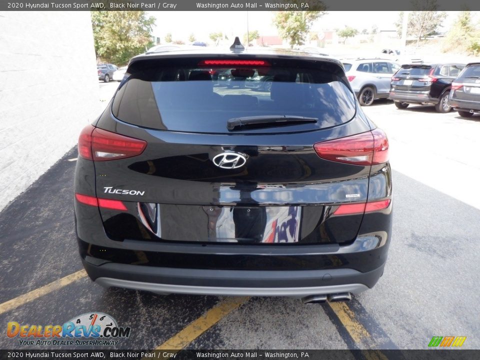 2020 Hyundai Tucson Sport AWD Black Noir Pearl / Gray Photo #5