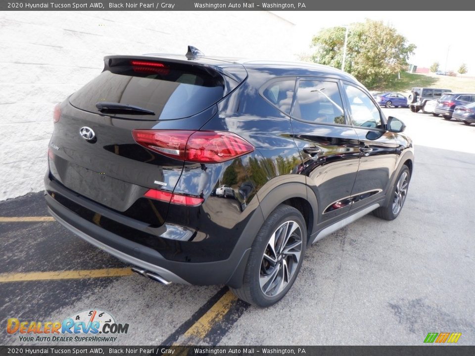 2020 Hyundai Tucson Sport AWD Black Noir Pearl / Gray Photo #6