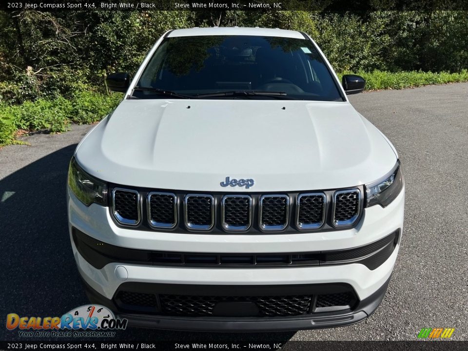 2023 Jeep Compass Sport 4x4 Bright White / Black Photo #3