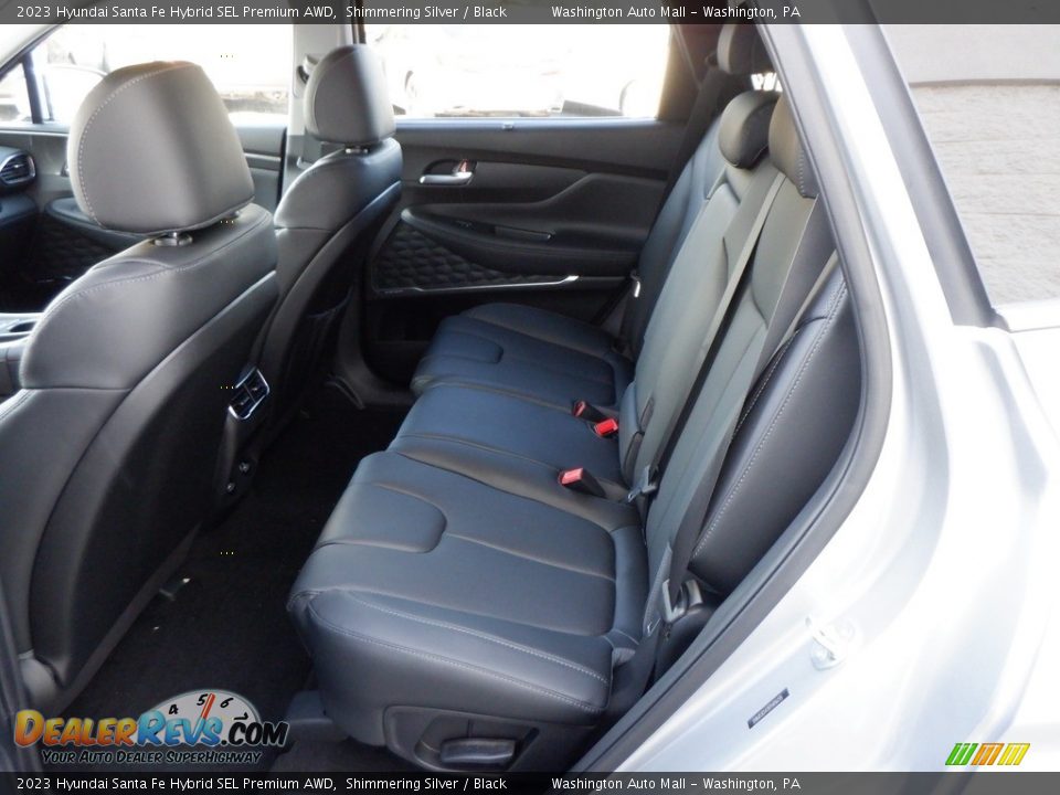 Rear Seat of 2023 Hyundai Santa Fe Hybrid SEL Premium AWD Photo #26