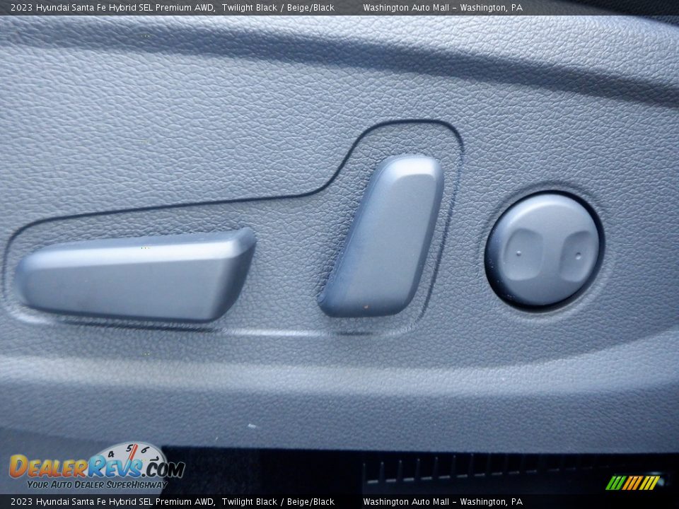 2023 Hyundai Santa Fe Hybrid SEL Premium AWD Twilight Black / Beige/Black Photo #13
