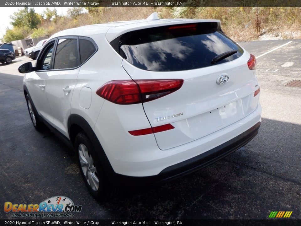 2020 Hyundai Tucson SE AWD Winter White / Gray Photo #5