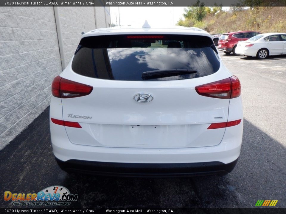 2020 Hyundai Tucson SE AWD Winter White / Gray Photo #6