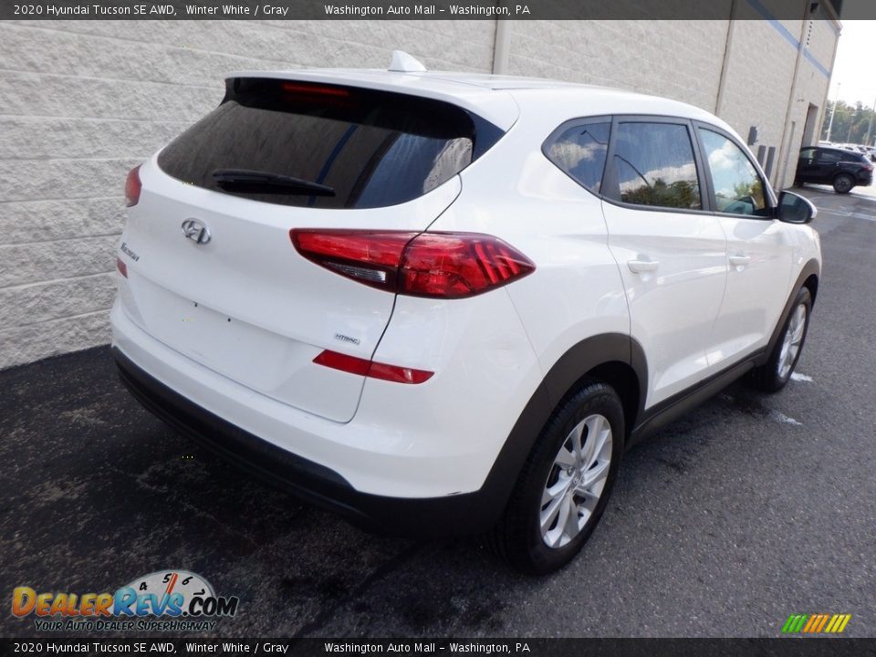 2020 Hyundai Tucson SE AWD Winter White / Gray Photo #7