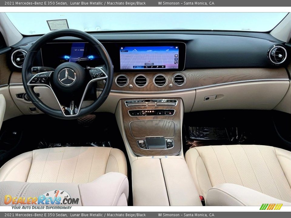 Macchiato Beige/Black Interior - 2021 Mercedes-Benz E 350 Sedan Photo #15