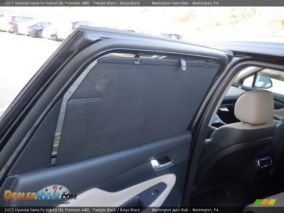 2023 Hyundai Santa Fe Hybrid SEL Premium AWD Twilight Black / Beige/Black Photo #24