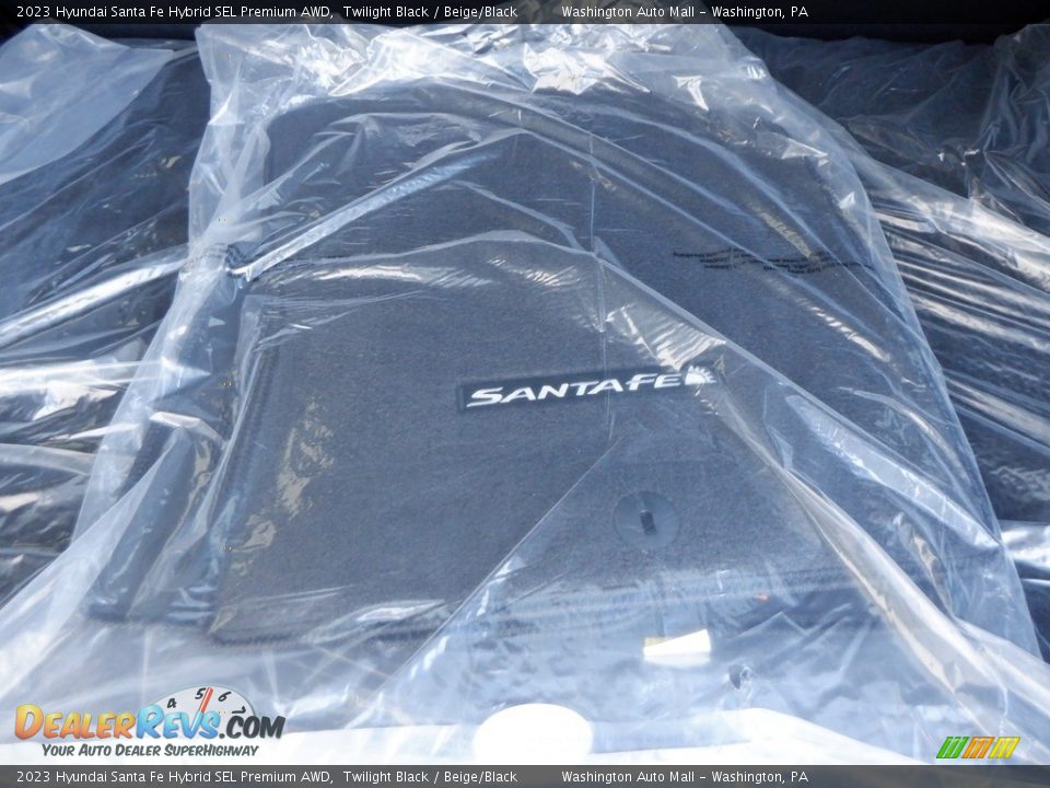 2023 Hyundai Santa Fe Hybrid SEL Premium AWD Twilight Black / Beige/Black Photo #28