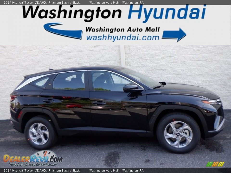 2024 Hyundai Tucson SE AWD Phantom Black / Black Photo #2