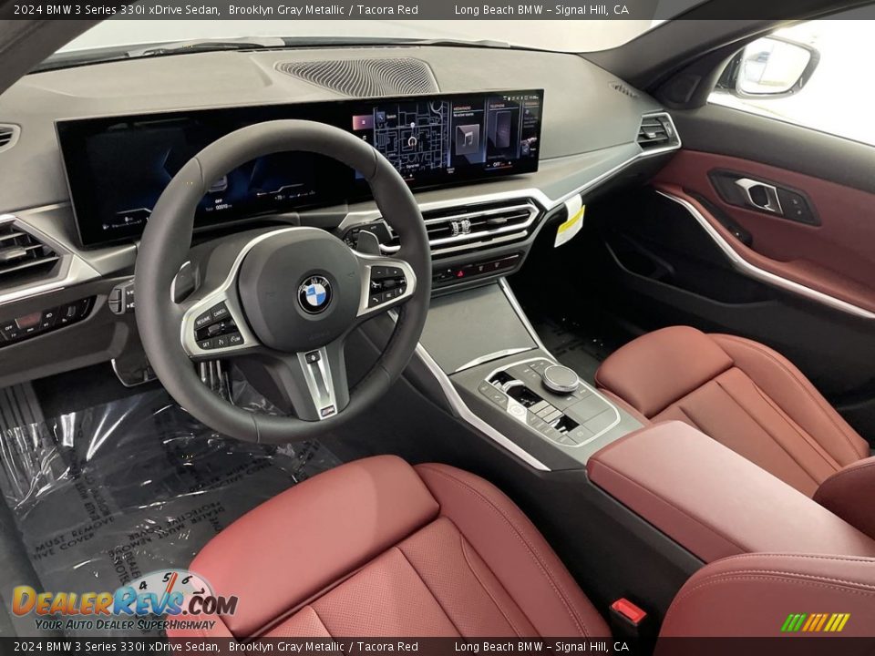Tacora Red Interior - 2024 BMW 3 Series 330i xDrive Sedan Photo #12
