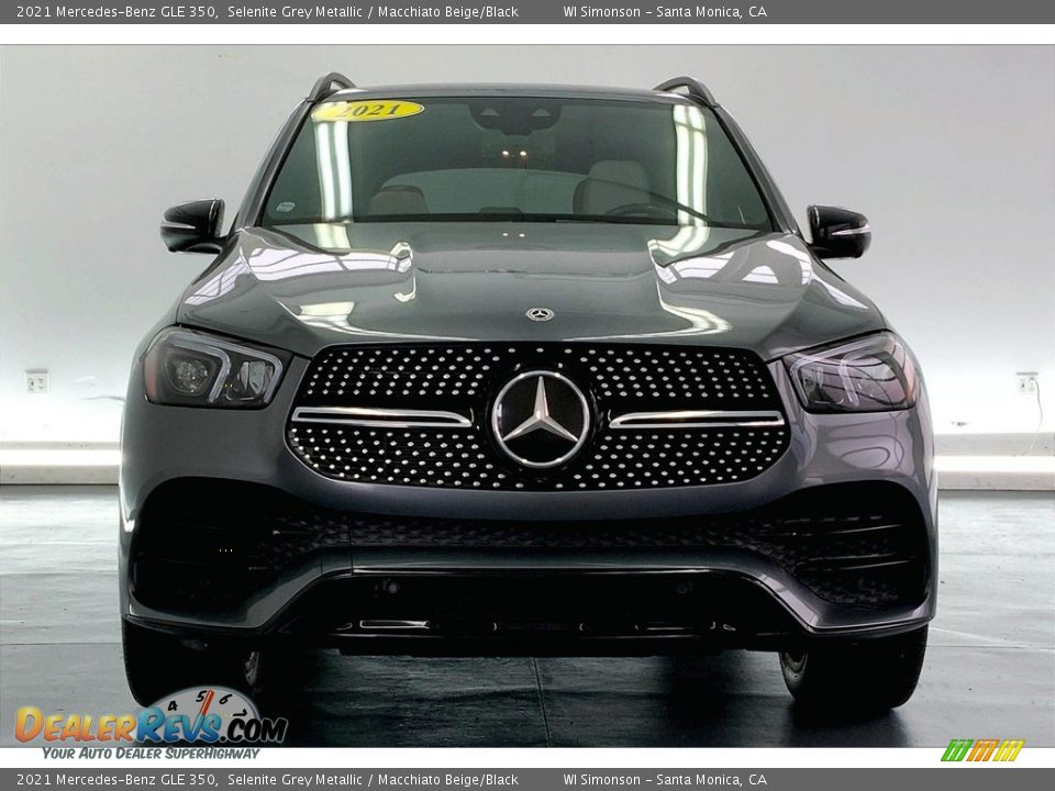 2021 Mercedes-Benz GLE 350 Selenite Grey Metallic / Macchiato Beige/Black Photo #2