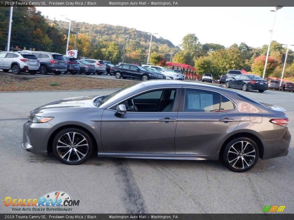 2019 Toyota Camry SE Predawn Gray Mica / Black Photo #6