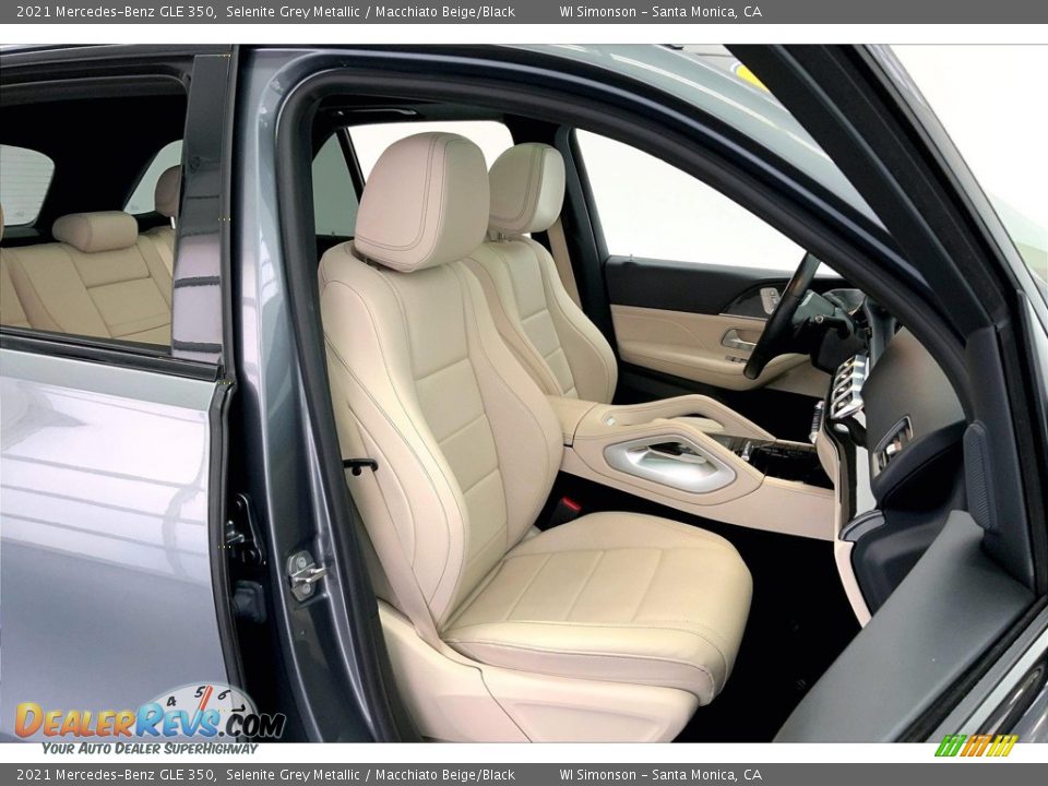 Macchiato Beige/Black Interior - 2021 Mercedes-Benz GLE 350 Photo #6