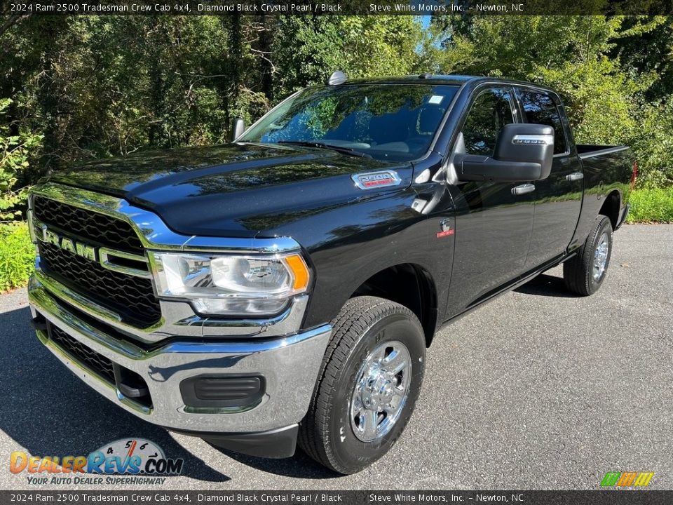 2024 Ram 2500 Tradesman Crew Cab 4x4 Diamond Black Crystal Pearl / Black Photo #2