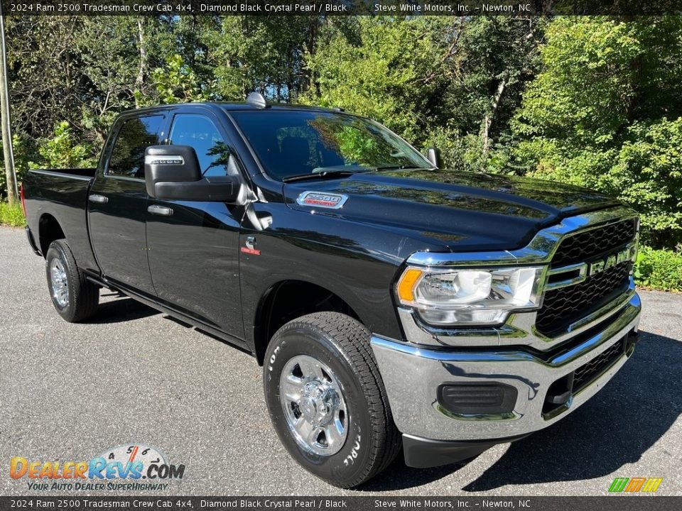 2024 Ram 2500 Tradesman Crew Cab 4x4 Diamond Black Crystal Pearl / Black Photo #4