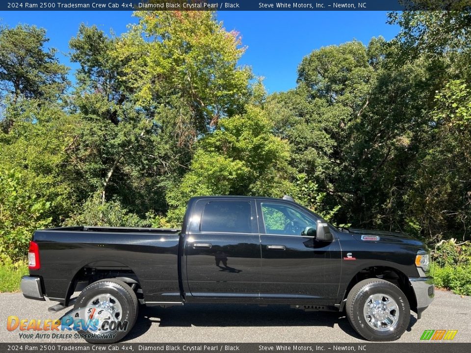 2024 Ram 2500 Tradesman Crew Cab 4x4 Diamond Black Crystal Pearl / Black Photo #5