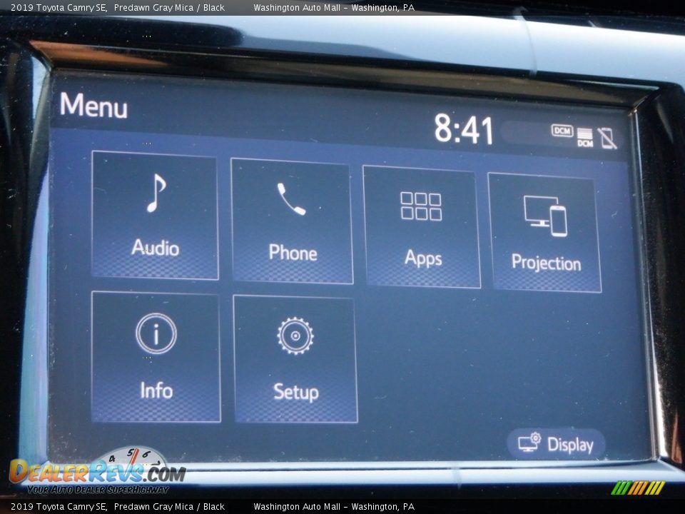 2019 Toyota Camry SE Predawn Gray Mica / Black Photo #19