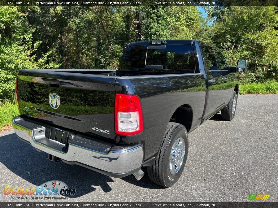 2024 Ram 2500 Tradesman Crew Cab 4x4 Diamond Black Crystal Pearl / Black Photo #6