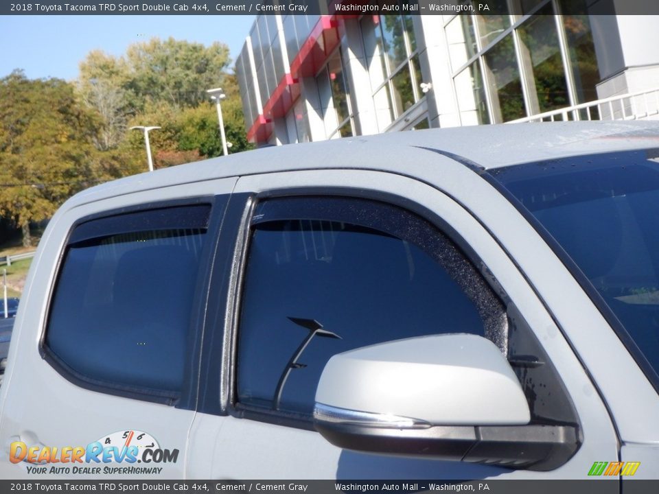 2018 Toyota Tacoma TRD Sport Double Cab 4x4 Cement / Cement Gray Photo #7