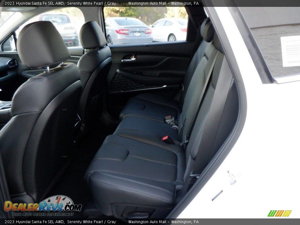 2023 Hyundai Santa Fe SEL AWD Serenity White Pearl / Gray Photo #27