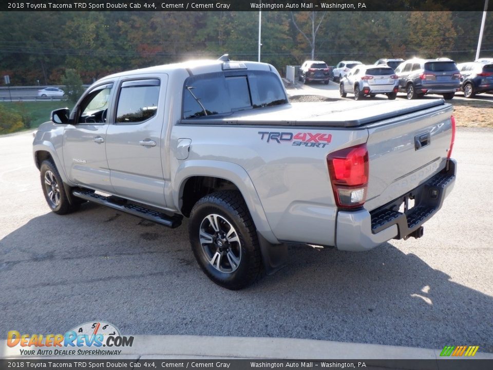 2018 Toyota Tacoma TRD Sport Double Cab 4x4 Cement / Cement Gray Photo #11