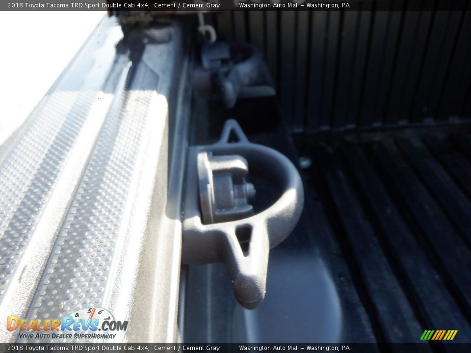 2018 Toyota Tacoma TRD Sport Double Cab 4x4 Cement / Cement Gray Photo #19