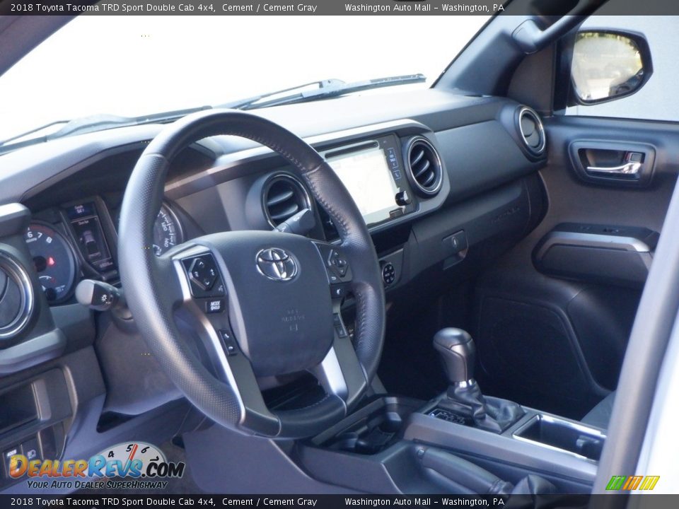 2018 Toyota Tacoma TRD Sport Double Cab 4x4 Cement / Cement Gray Photo #20