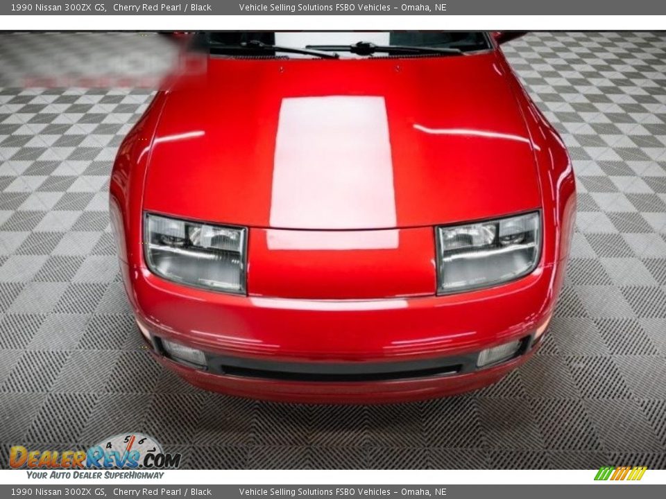 1990 Nissan 300ZX GS Cherry Red Pearl / Black Photo #2