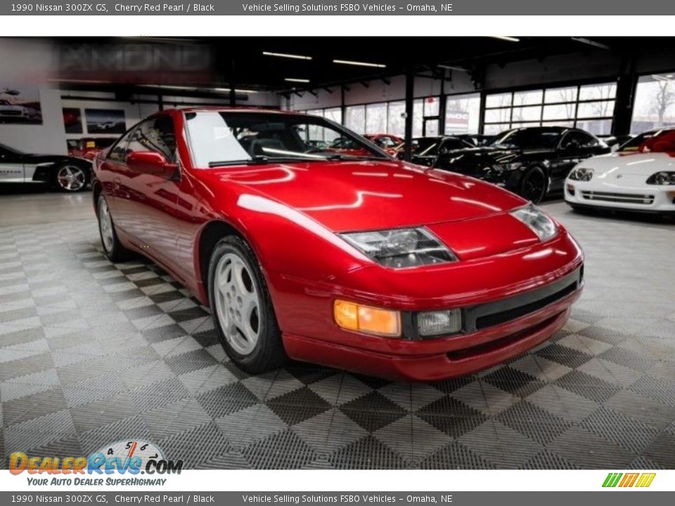 1990 Nissan 300ZX GS Cherry Red Pearl / Black Photo #3