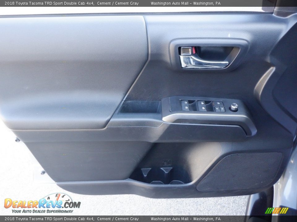 2018 Toyota Tacoma TRD Sport Double Cab 4x4 Cement / Cement Gray Photo #22