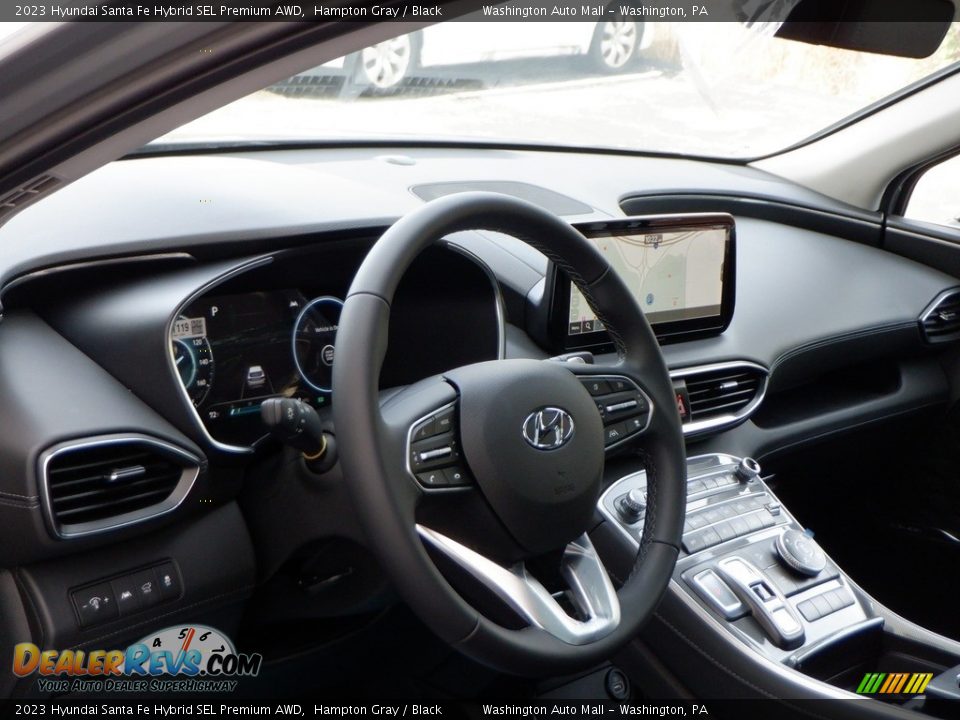 2023 Hyundai Santa Fe Hybrid SEL Premium AWD Hampton Gray / Black Photo #10