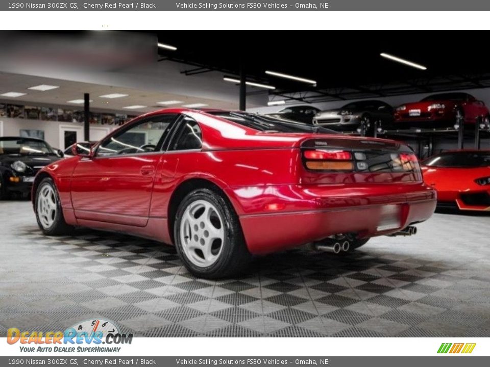 1990 Nissan 300ZX GS Cherry Red Pearl / Black Photo #12