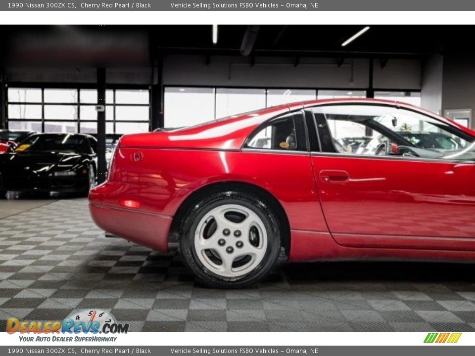 1990 Nissan 300ZX GS Cherry Red Pearl / Black Photo #13