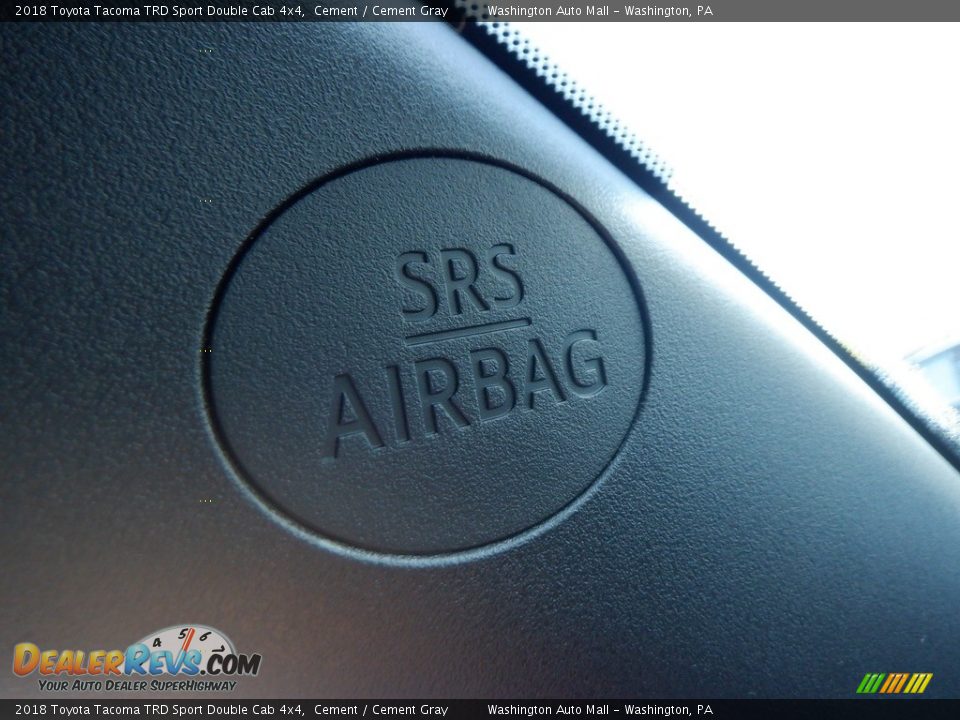 2018 Toyota Tacoma TRD Sport Double Cab 4x4 Cement / Cement Gray Photo #34