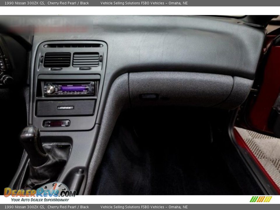 1990 Nissan 300ZX GS Cherry Red Pearl / Black Photo #17