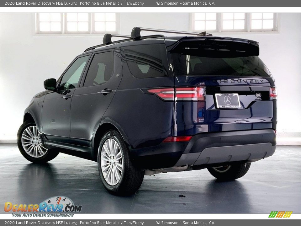 2020 Land Rover Discovery HSE Luxury Portofino Blue Metallic / Tan/Ebony Photo #9