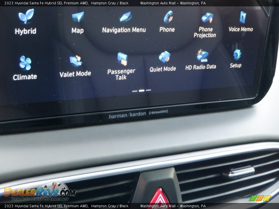2023 Hyundai Santa Fe Hybrid SEL Premium AWD Hampton Gray / Black Photo #19