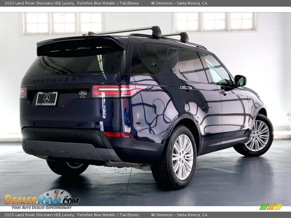 Portofino Blue Metallic 2020 Land Rover Discovery HSE Luxury Photo #12