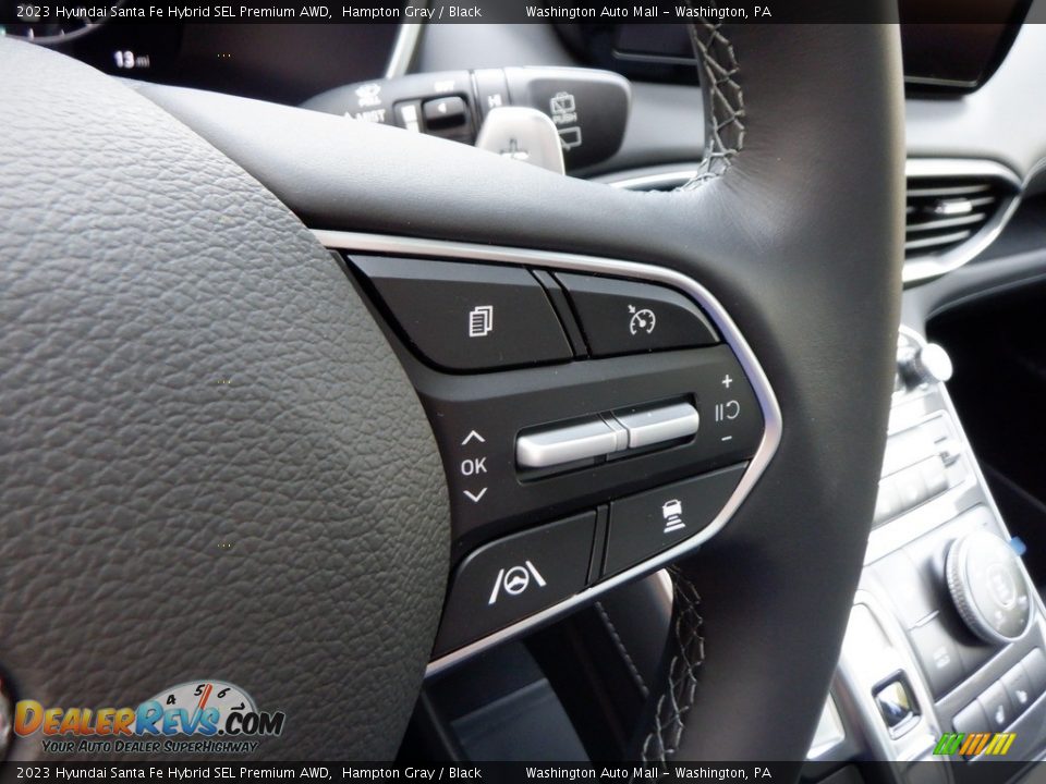 2023 Hyundai Santa Fe Hybrid SEL Premium AWD Hampton Gray / Black Photo #24