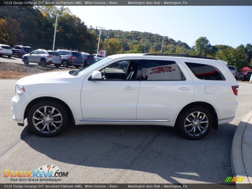 2018 Dodge Durango SXT Anodized Platinum AWD White Knuckle / Black Photo #6