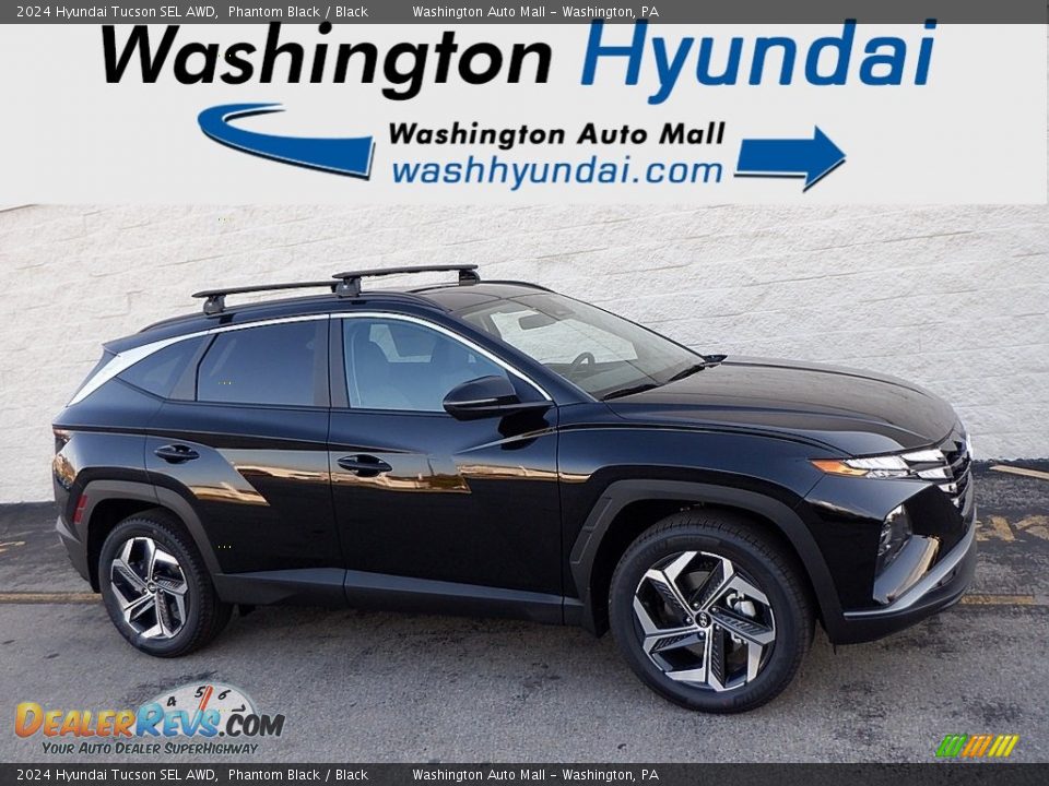 2024 Hyundai Tucson SEL AWD Phantom Black / Black Photo #2