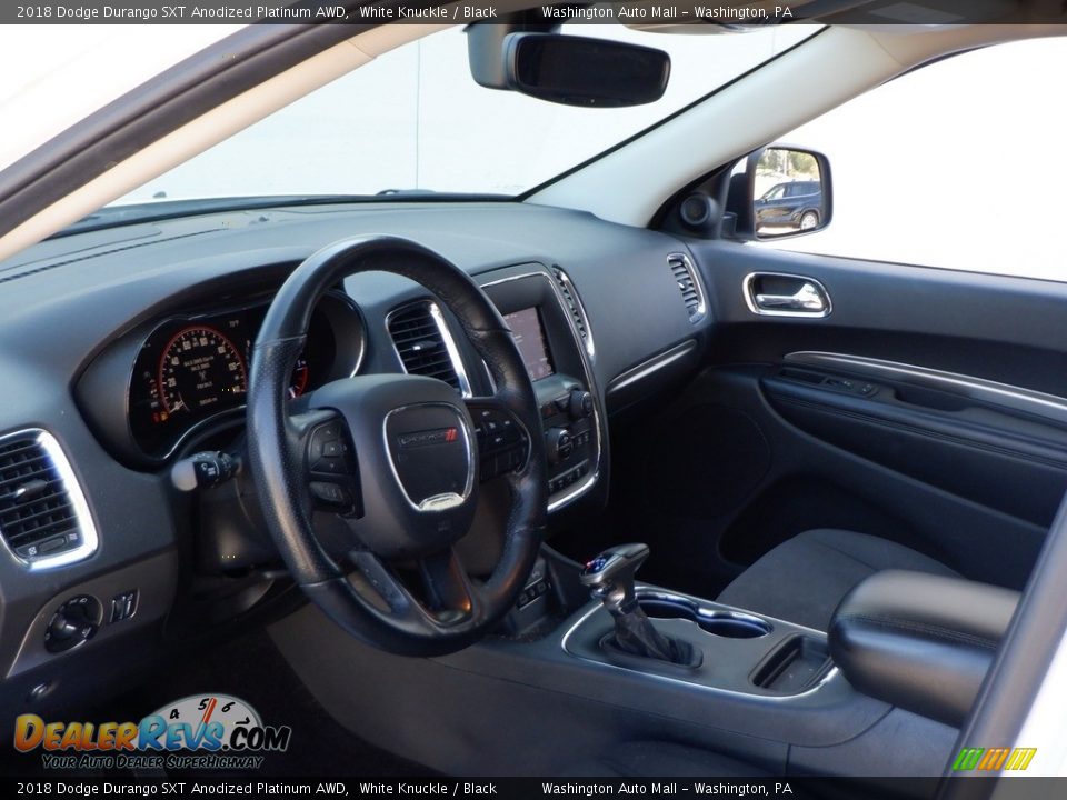 2018 Dodge Durango SXT Anodized Platinum AWD White Knuckle / Black Photo #12