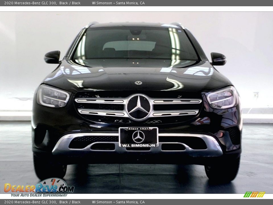 2020 Mercedes-Benz GLC 300 Black / Black Photo #2