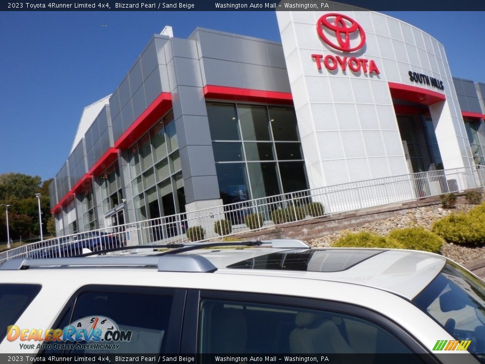 2023 Toyota 4Runner Limited 4x4 Blizzard Pearl / Sand Beige Photo #3