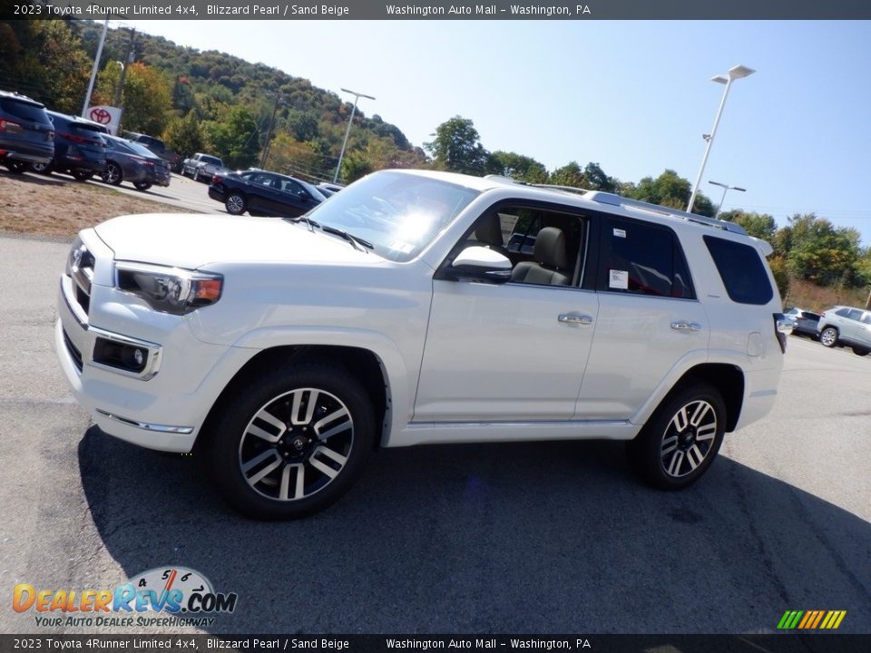 2023 Toyota 4Runner Limited 4x4 Blizzard Pearl / Sand Beige Photo #7