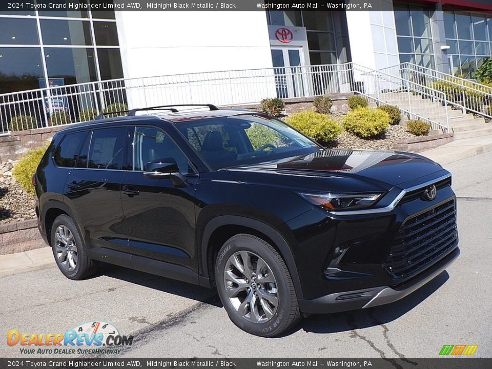 Front 3/4 View of 2024 Toyota Grand Highlander Limited AWD Photo #1