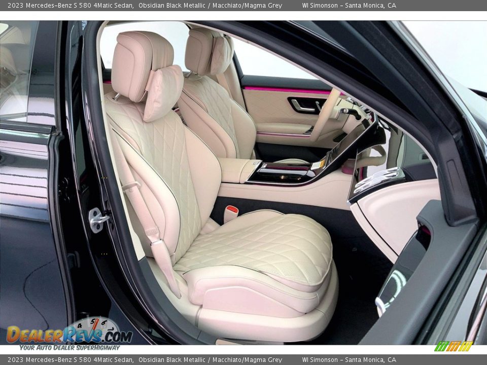 Macchiato/Magma Grey Interior - 2023 Mercedes-Benz S 580 4Matic Sedan Photo #5