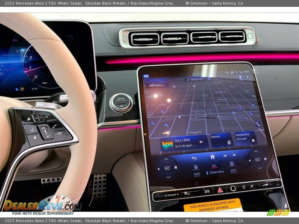 Navigation of 2023 Mercedes-Benz S 580 4Matic Sedan Photo #7